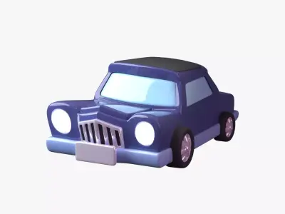 Car 3D Illustration 3D model