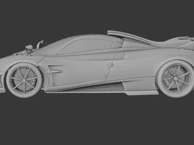 Pagani Huayra 3D print model