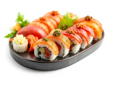 Sushi Platter D Model Pack for Realistic Rendering Low-poly 3D model