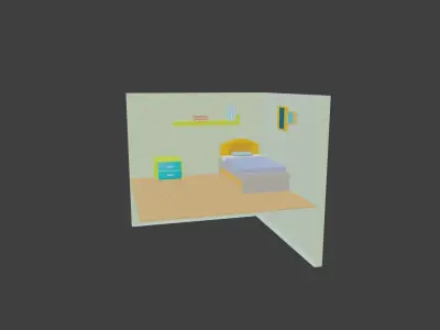 Little Room Free low-poly 3D model