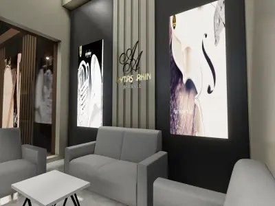 12x15 Exhibition Stand  3D model