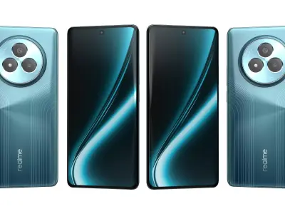 Realme NARZO 80 Pro 5G Racing Green High Poly 3D model