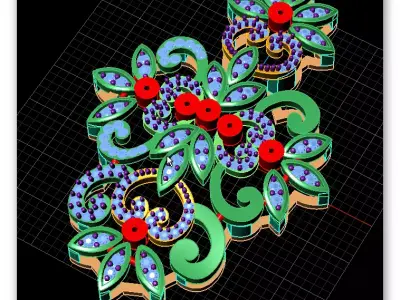 free jewelry pendant Free 3D print model