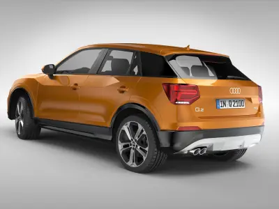 Audi Q2 2017 3D model