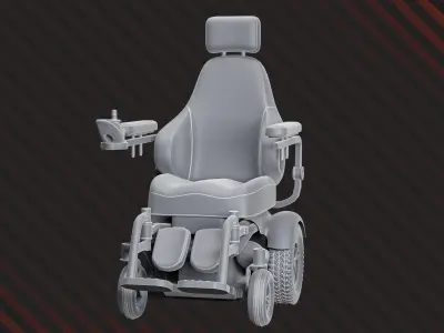 Electronic Wheelchair  3D print model