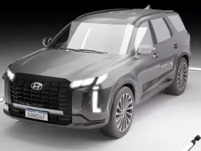 Hyundai Palisade 2024 3D model 3D model