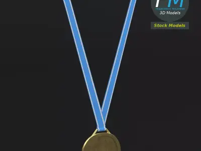 Sport medal 3D model