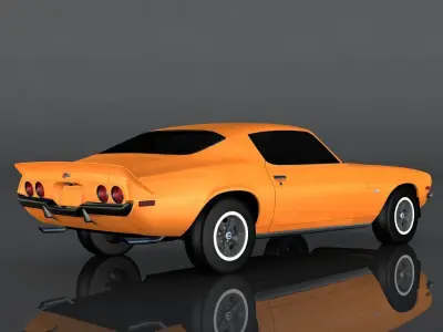 Chevrolet Camaro 1970 Low-poly 3D model