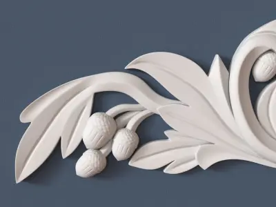 Decorative Onlay 3D model 2