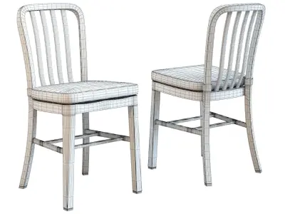 Crate and Barrel -  Delta Dining Chair 3D model