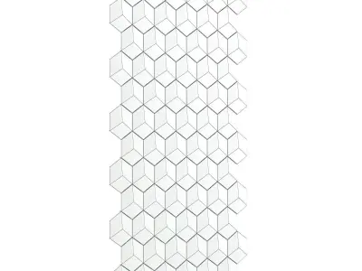 Black Wall Panel 3D model