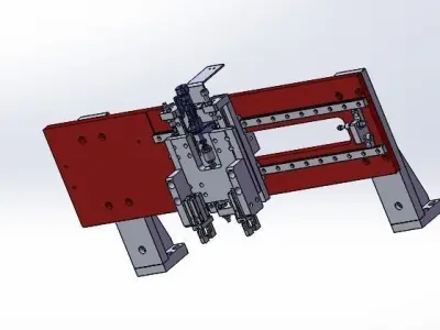 material-putting platform 3D model