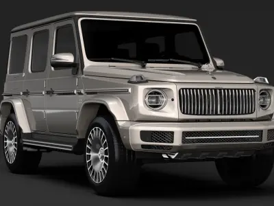 Mercedes Maybach G 600 W464 2019 3D model