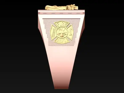 Dragon Ring - Mens Ring - N2541 3D print model