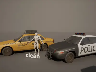 Vehicle Pack Low-poly 3D model from CGTrader