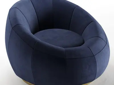 Swivel chair Free low-poly 3D model