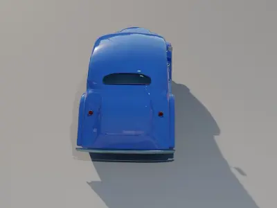  Old car without interior 3D model