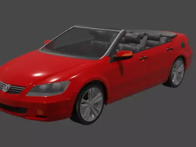 Open Sports Car 3D model