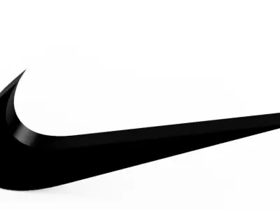 Nike logo 3D model