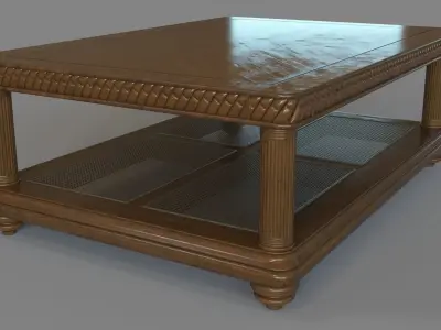Bali Hai Coffee Table 3D model