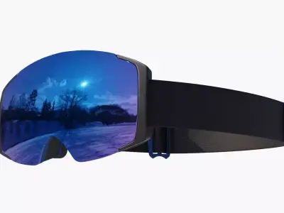Ski goggles 3D model purchase