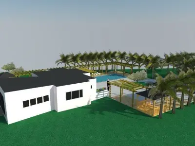 villa project 3D model