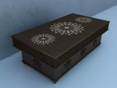 Traditional Moroccan Table 3D model