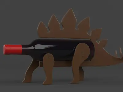 Wine Bottle 3D model