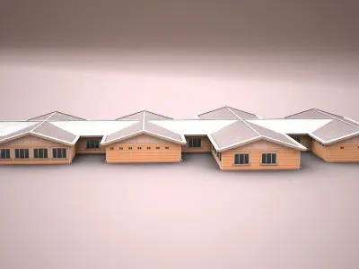 PREFABRICATED BUILDING 8 3D model