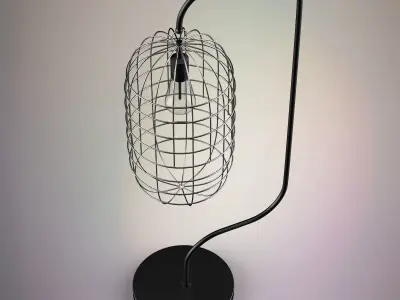 Cage lamp 3D model