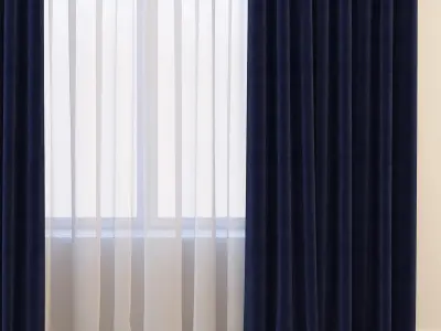 Set 31 Curtains 3D model