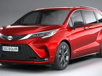 Toyota Sienna XSE 2021 3D model