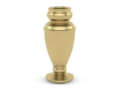 Antique Golden Vase 3D model purchase