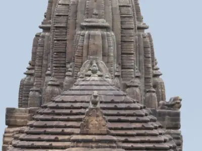 RAJA RANI TEMPLE Orignal Scan 3D model