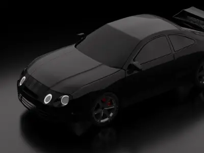 Toyota Celica ST 205 GT Four tarmac 3D model