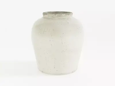 Exquisite Ceramic Vase - Premium 3D Model for Interior Elegance 3D model