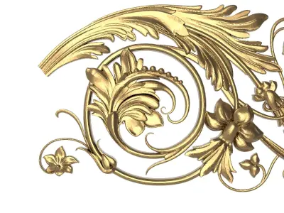  decorative pattern ready for 3D printing 3D model 100