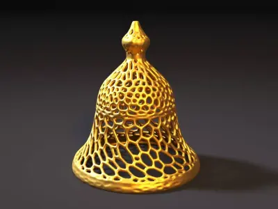 Bell Voronoi 3D print model