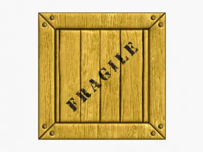 Wooden Crate Free low-poly 3D model