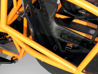 Ariel Nomad Buggy Car 2016 Game Ready Low-poly 3D model