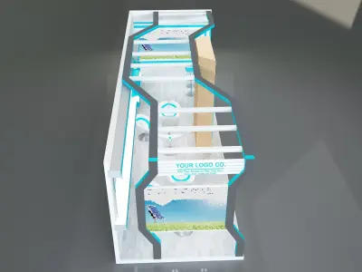 Booth Exhibition Stand a325e 3D model