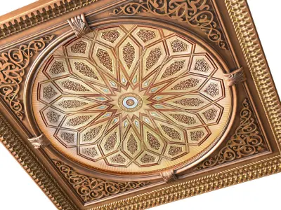 Ceiling in oriental style 3D model