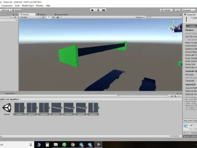 Car spoilers  Low-poly 3D model