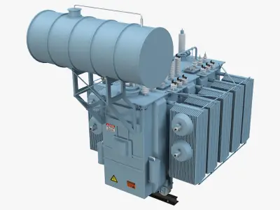 Electrical Power Transformer 3D model