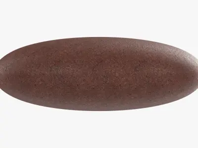 Sea pebble smooth  Free 3D model