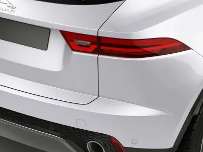 Jaguar E-pace 2018 3D model
