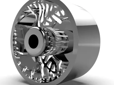 AMERICAN FORCE H12 SIDEWINDER DRW WHEEL 3D print model