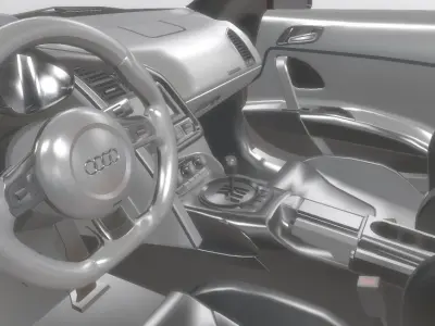 Audi r8 - Car  Low-poly 3D model