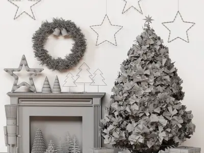 Christmas Decor Set 18 3D model