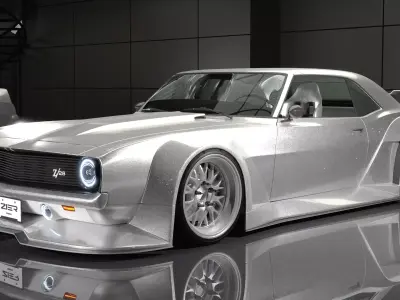 Chevrolet Camaro Z28 1968 Modified 3D model